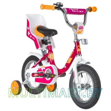 Детский велосипед Novatrack Maple 124MAPLE.RD9 (красный/белый, 2019) картинка 2